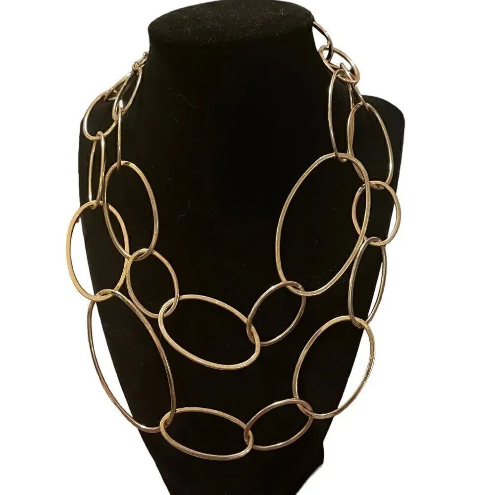 Vintage Chico’s gold tone 40”+3” necklace - Picture 3 of 6